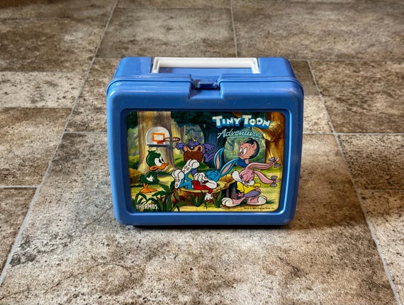 Vintage 1990 Tiny Toons Adventures Lunchbox – Warner Bros – No