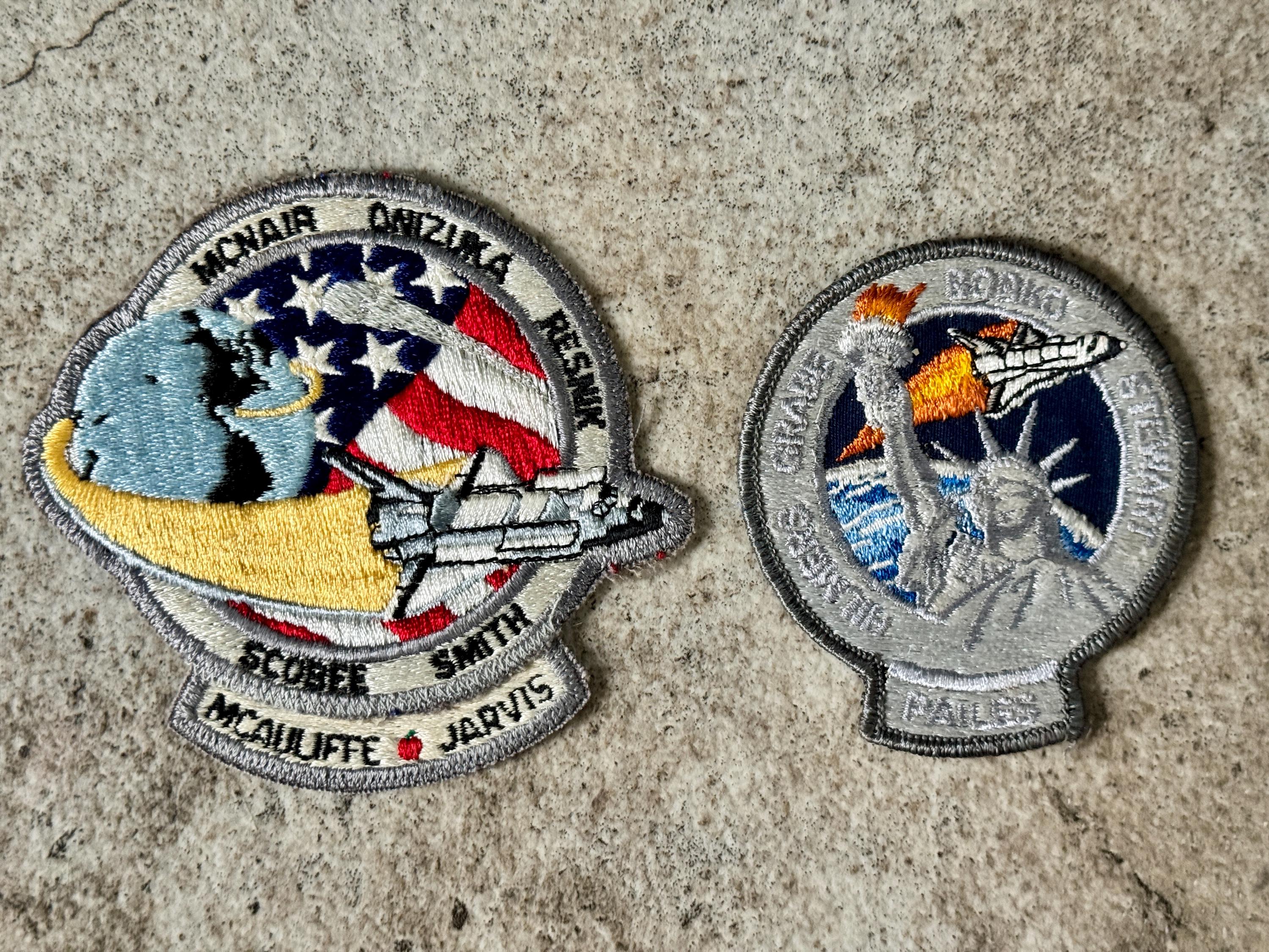 Vintage NASA Challenger Patches – STS-51-L & STS-8 Shuttle