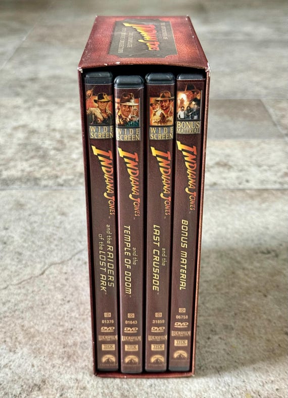 2003 the Adventures of Indiana Jones Complete DVD Collection