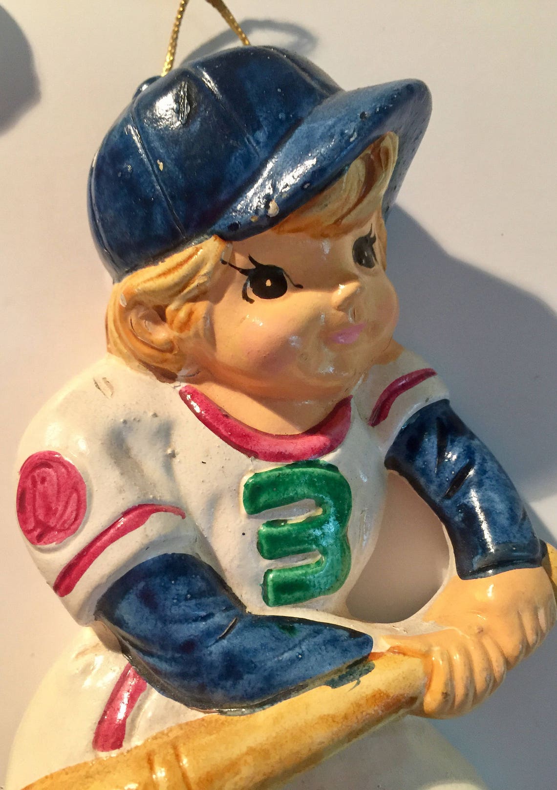 Baseball Statue Baseball Figurines Ceramic Baseball Etsy