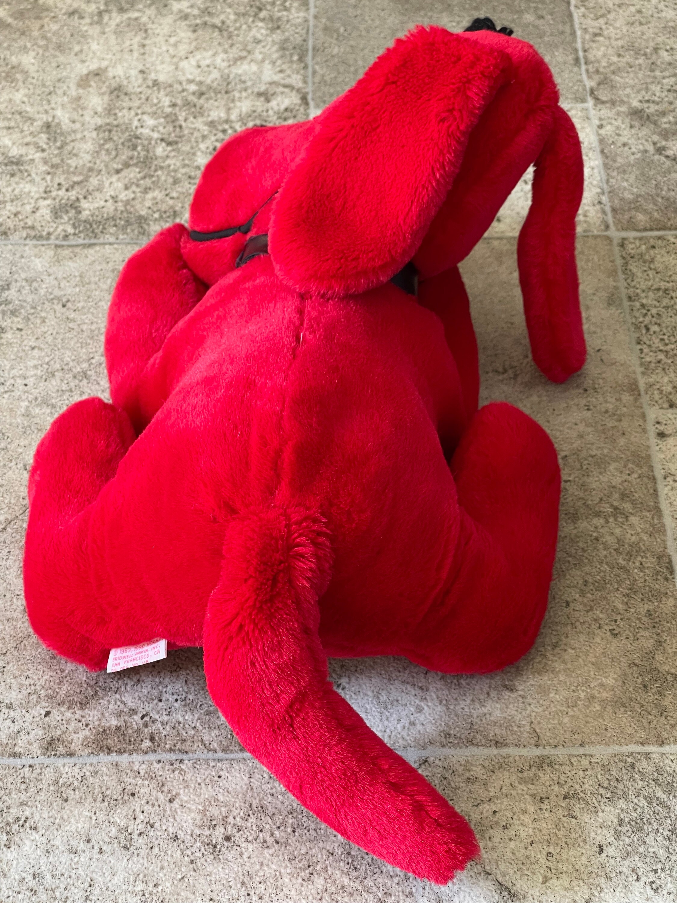 Vintage Clifford the Big Red Dog Plush Dakin 1990 Norman Bridwell