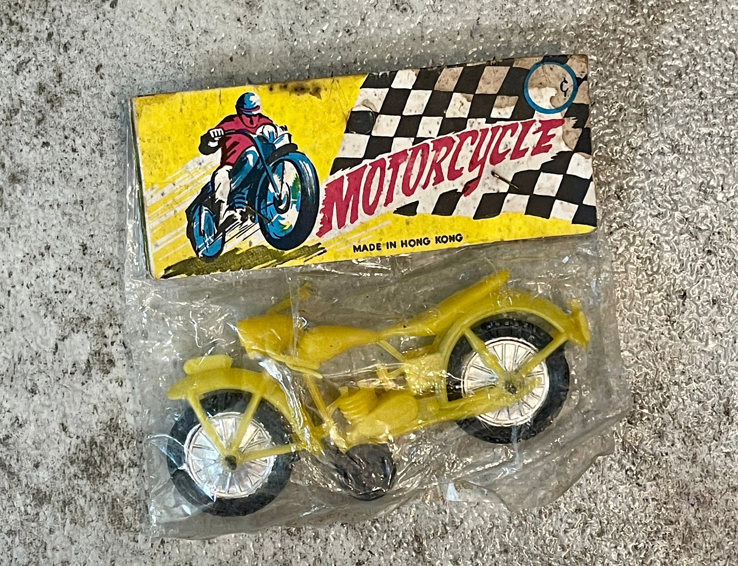 Vintage Motorcycle Toy Vintage Motor Bike Toy Vintage Plastic