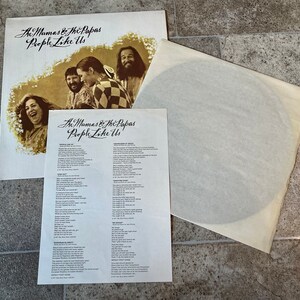 Vintage 1971 the Mamas & the Papas People Like Us Vinyl Record Album