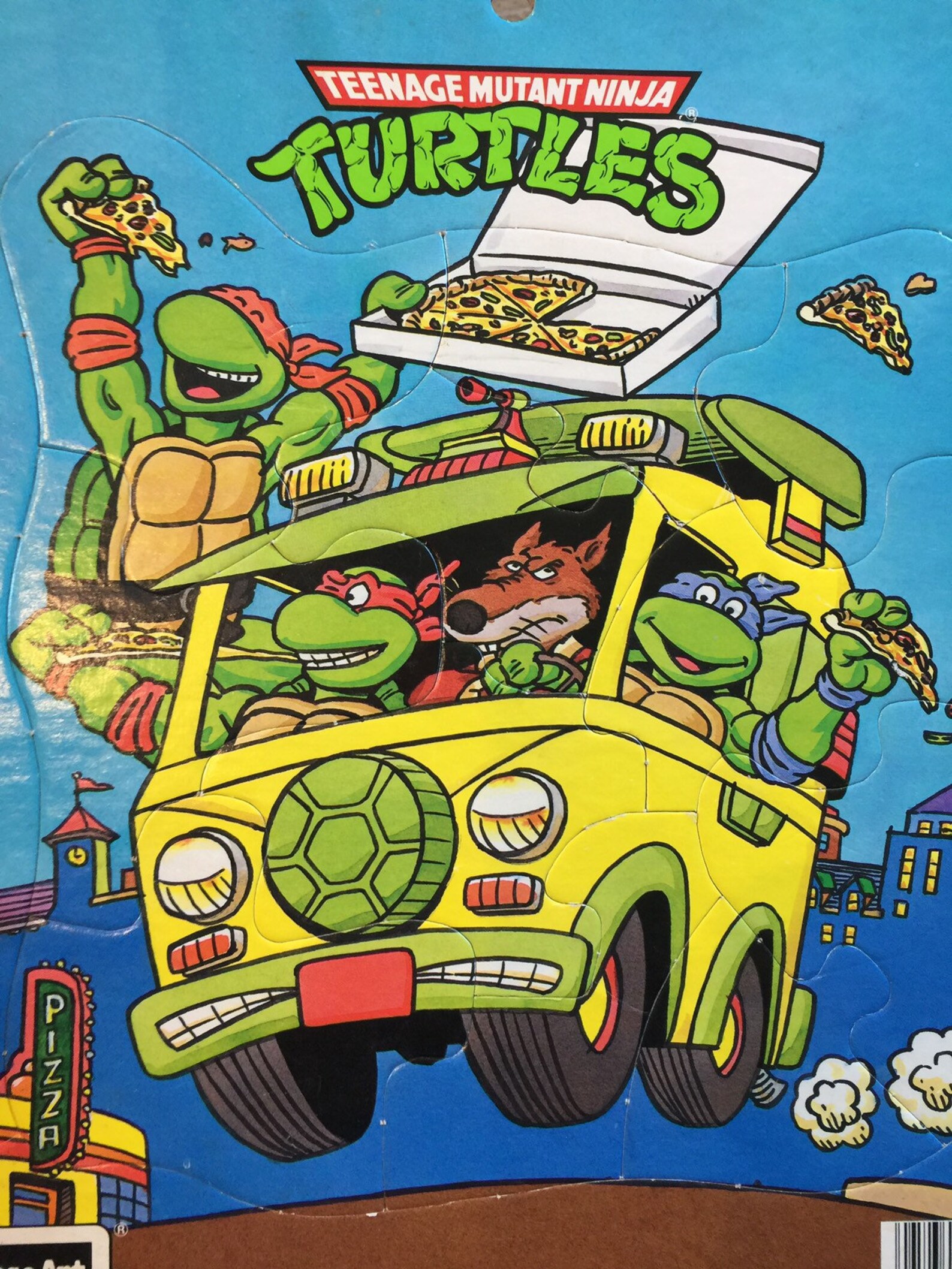 Teenage Mutant Ninja Puzzle tmnt Puzzles Old Kids Puzzles - Etsy España