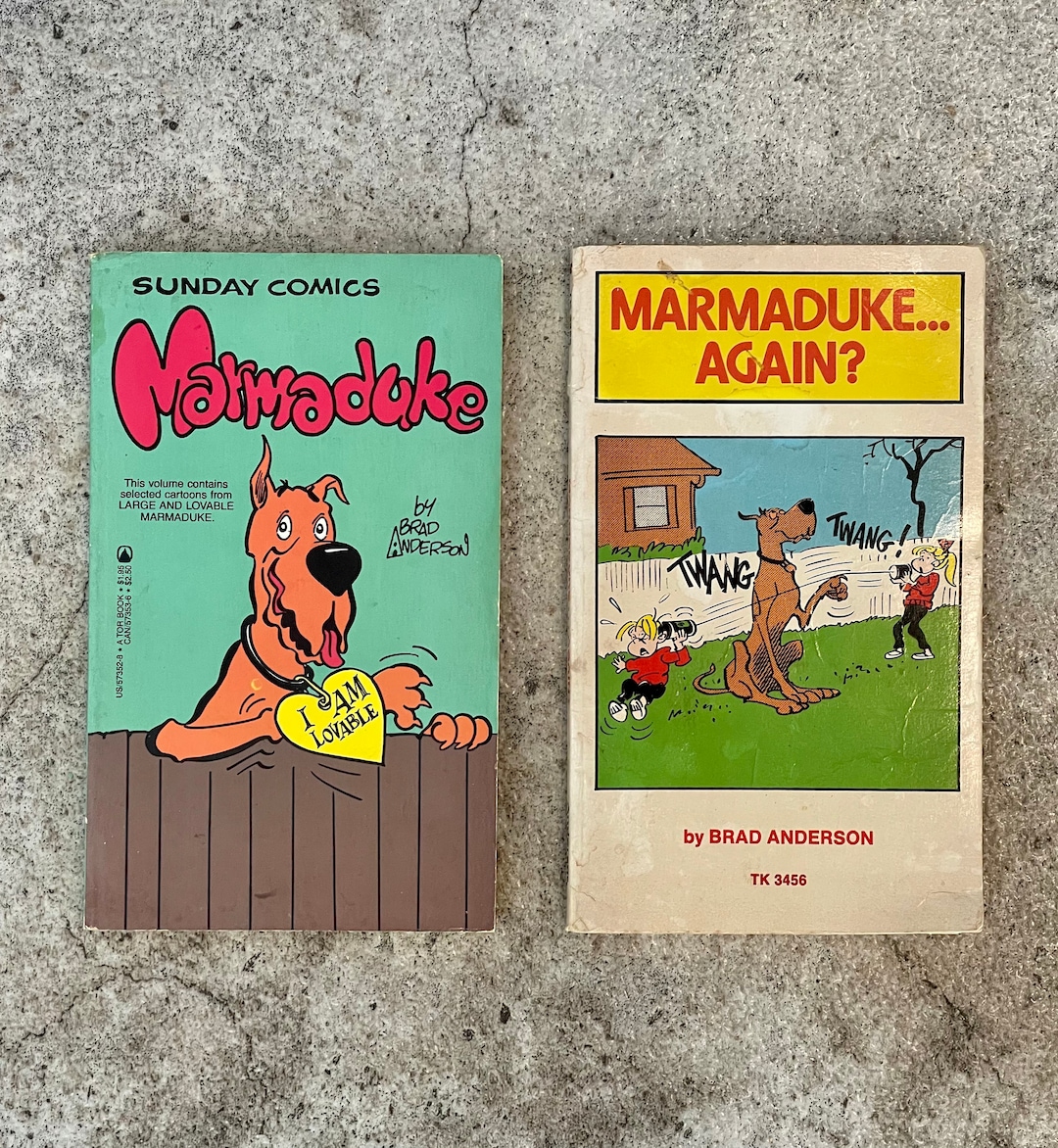 Vintage 1970's Sunday Comics Marmaduke Paperback Books by Etsy