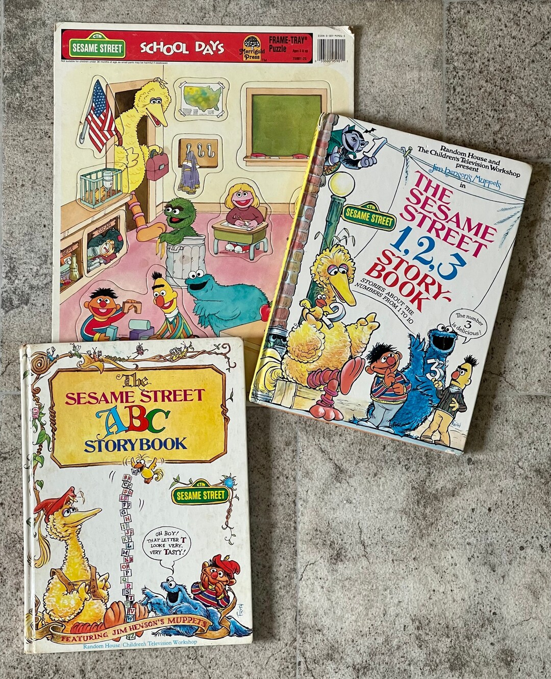Vintage 1970's Sesame Street Children's Books Vintage Etsy