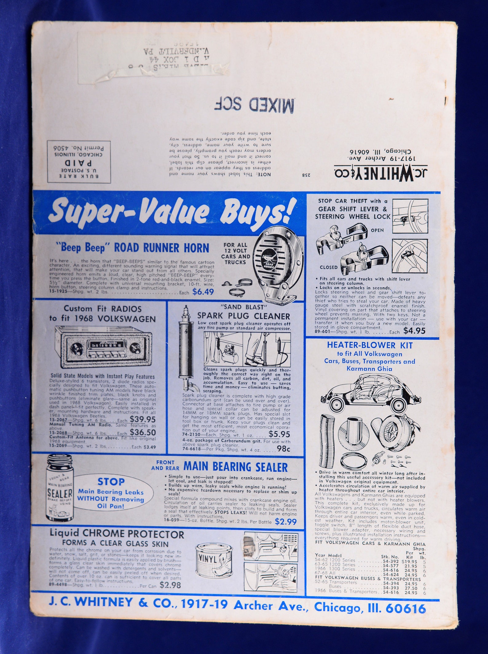 Old Car Catalog1960s Auto PartsCar Parts Catalog1960s Etsy