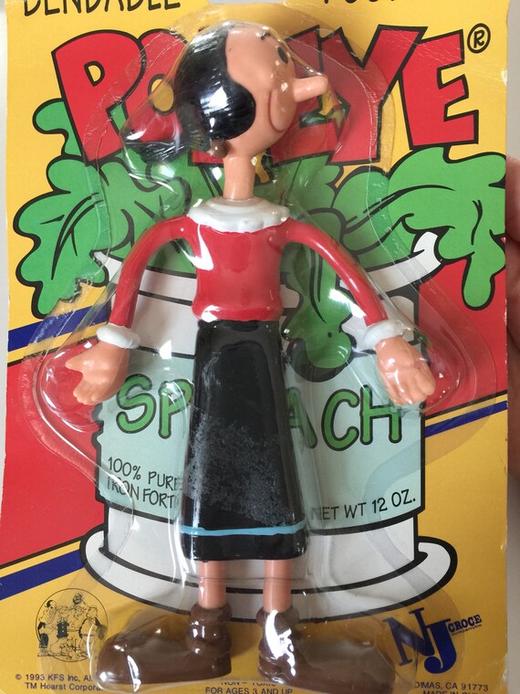Popeye Olive Oyl Bendable Poseable RARE Toy Collectible Cartoon Figurine NEW!!!!