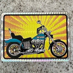 Vintage Harley Davidson Prism Sticker, Old Harley Sticker, Motorcycle Sticker, Harley Stickers, Vintage Stickers, Harley Prism Stickers