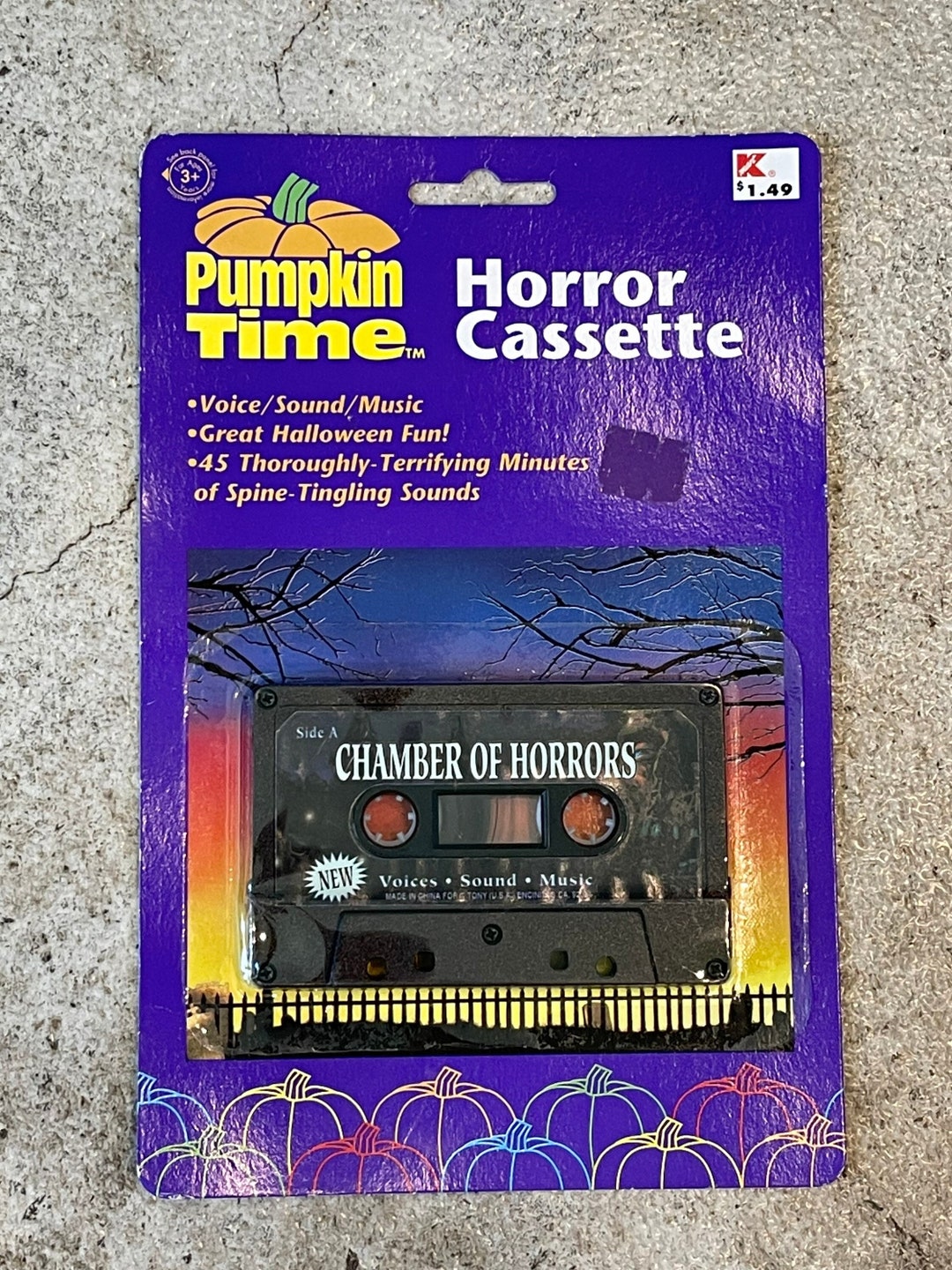 Vintage Chamber of Horrors Sound Effects Cassette Tape Horror Etsy