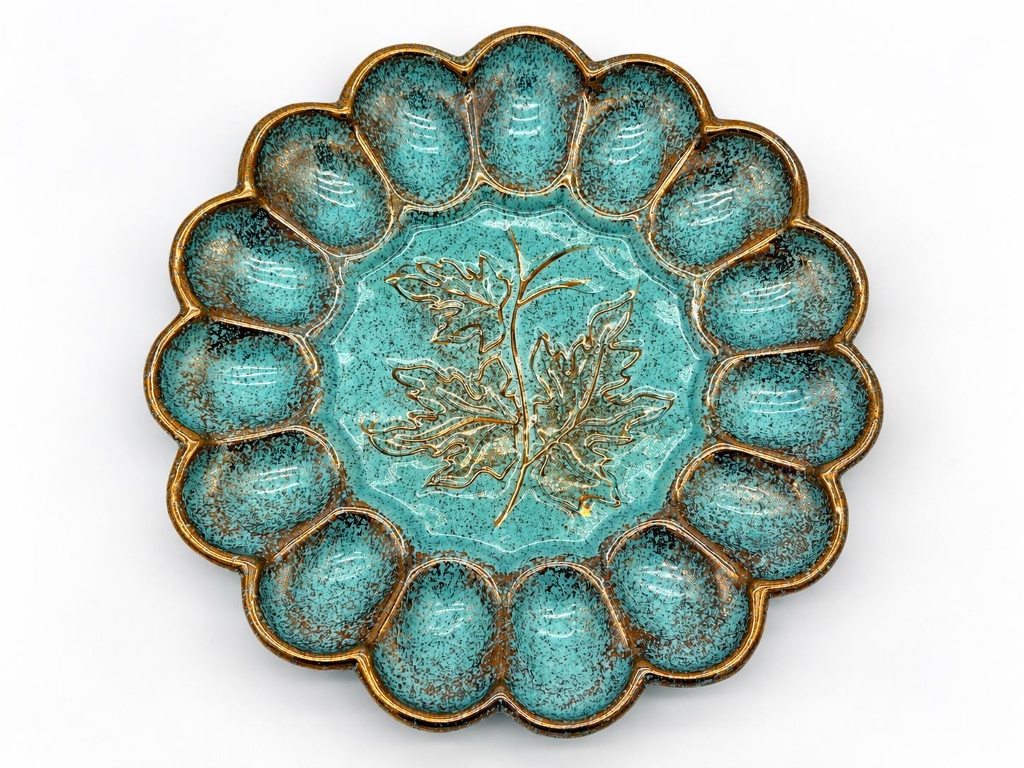 California Original Pottery Leaf Tray - Etsy