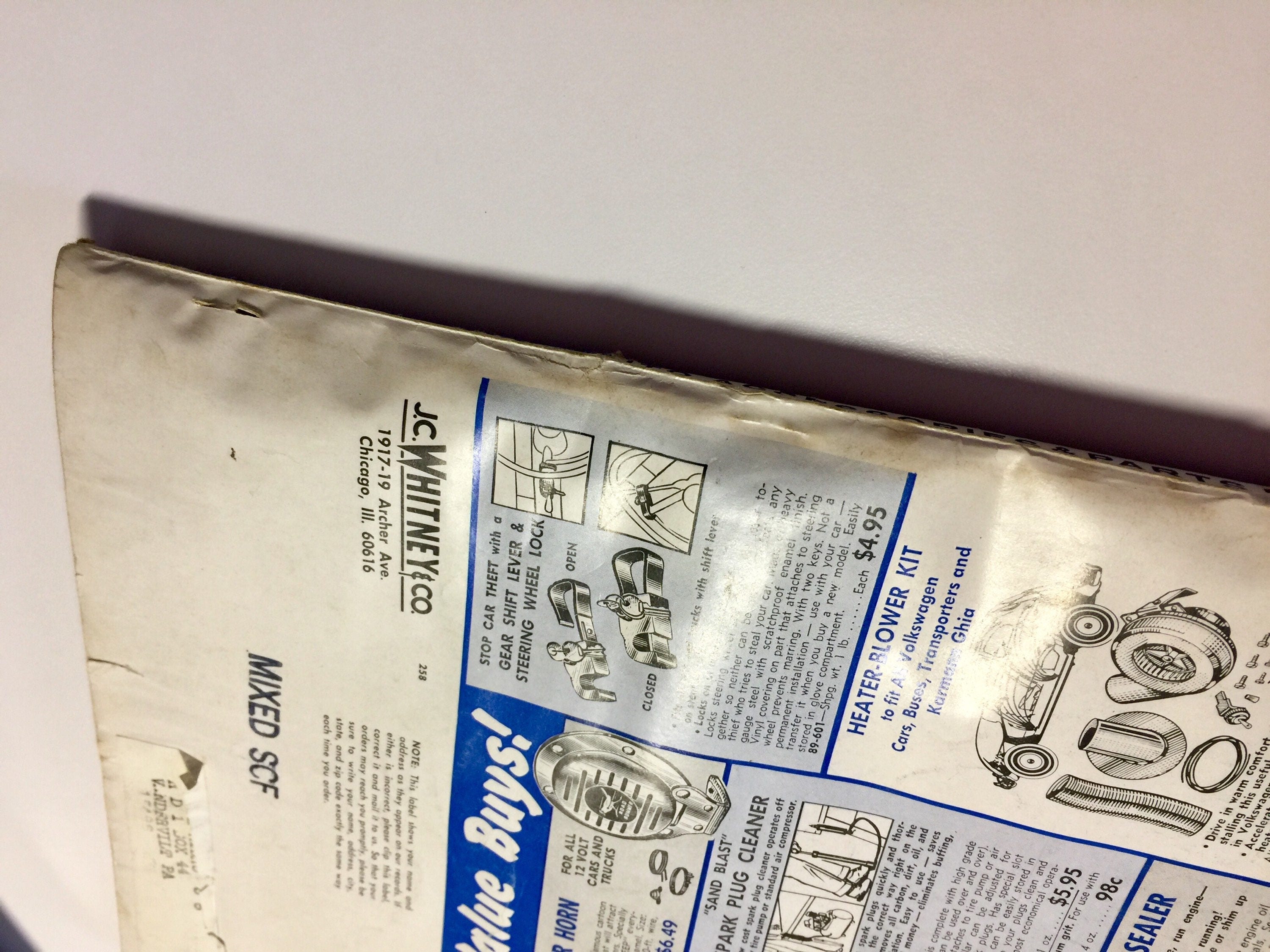 Old Car Catalog1960s Auto PartsCar Parts Catalog1960s Etsy