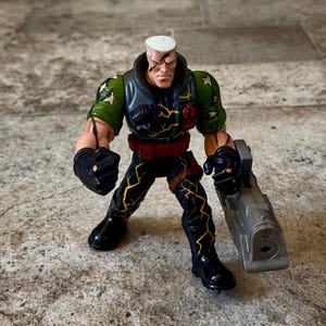 Vintage 1998 Dreamworks Toys Small Soldiers Commando Elite Chip Hazard Action Figure, Chip Hazard Action Figure, Small Soldiers Toy