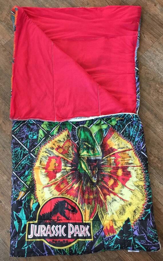 Jurassic park top sleeping bag