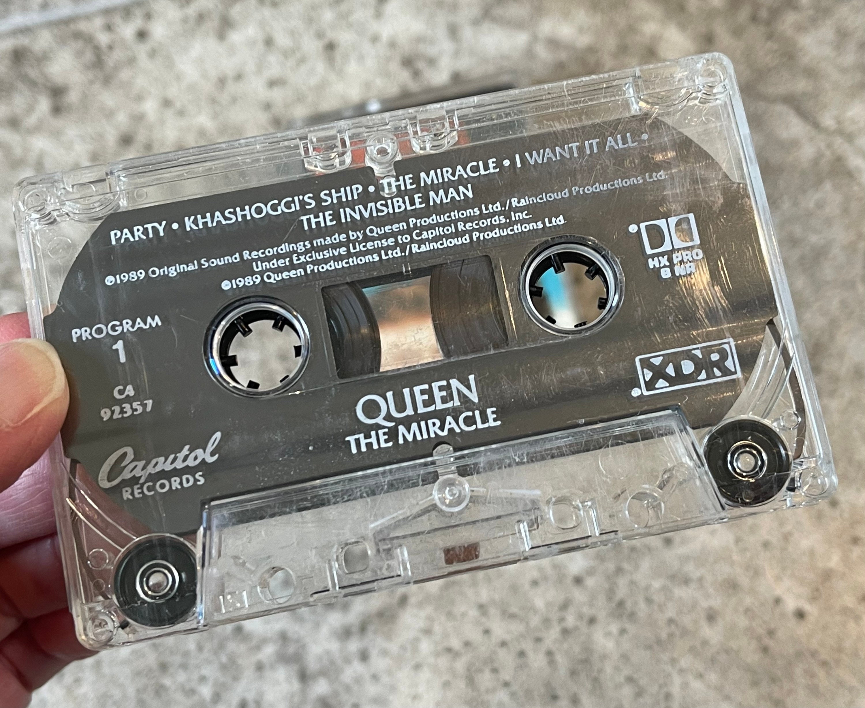 Vintage 1989 Queen the Miracle Cassette Tape Queen Cassette Etsy