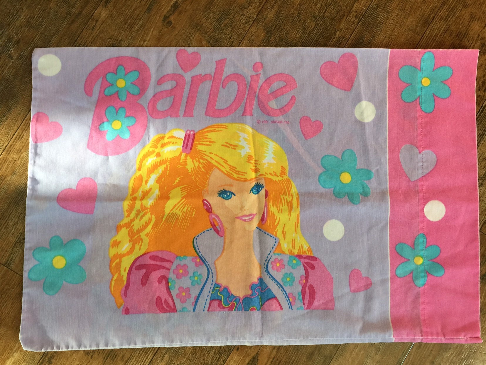 barbie pillowcase