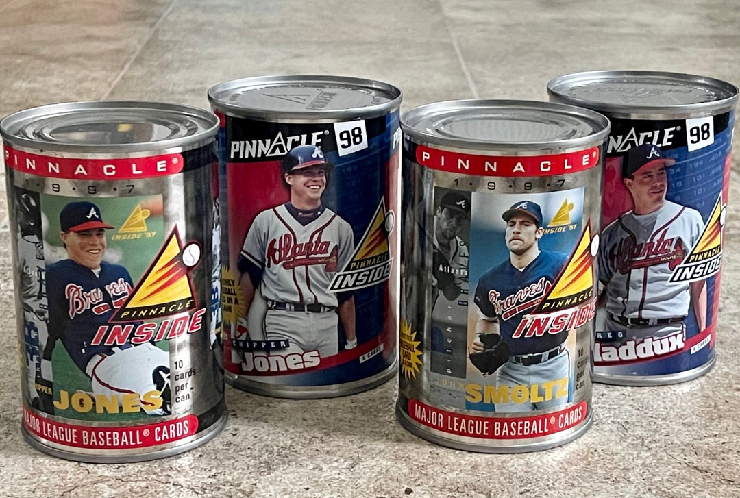Vintage 1997 Major League Baseball Cards in a Can by Pinnacle Trading