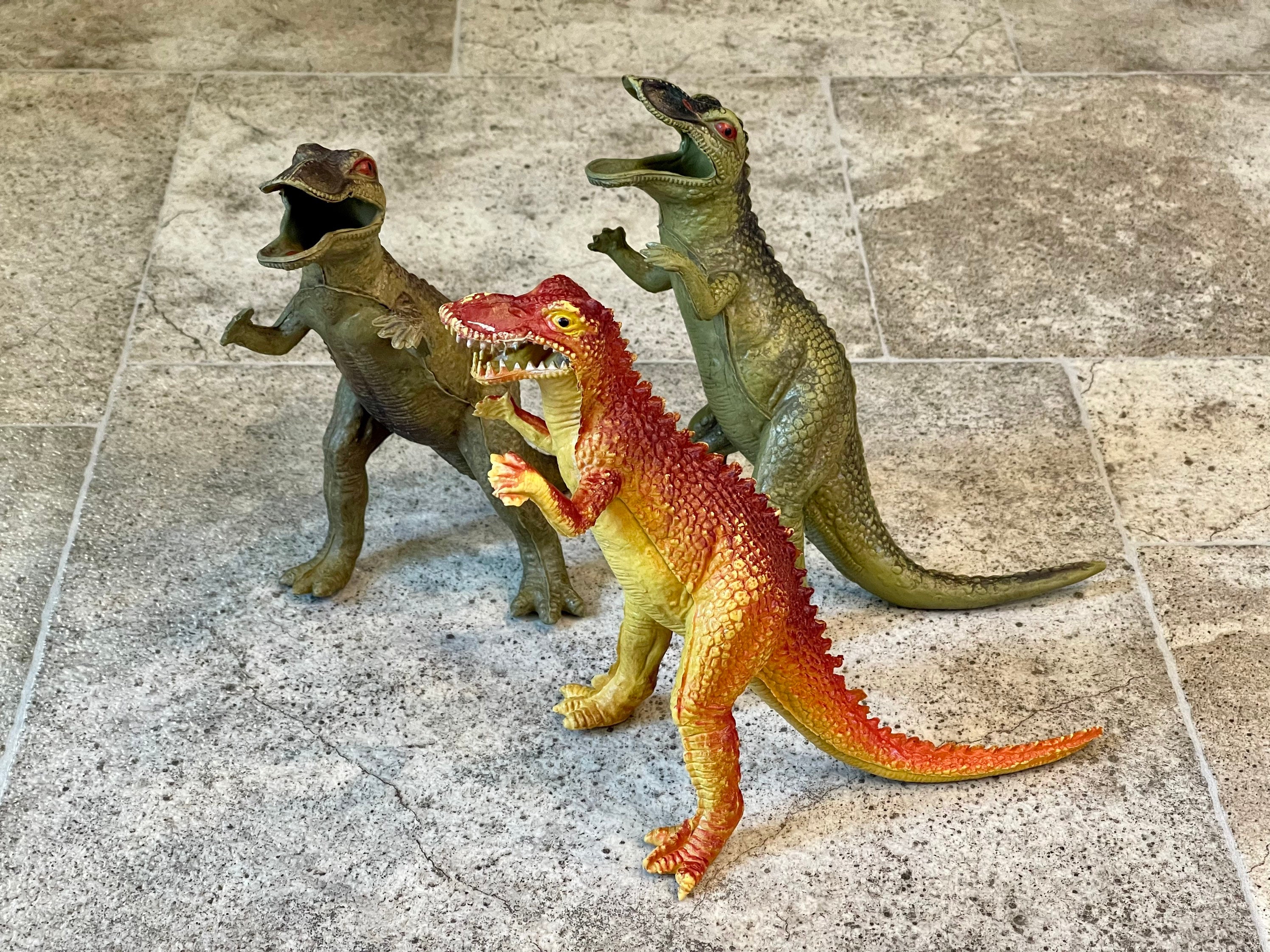 Vintage Imperial Plastic Dinosaurs Vintage Dinosaur Plastic Etsy