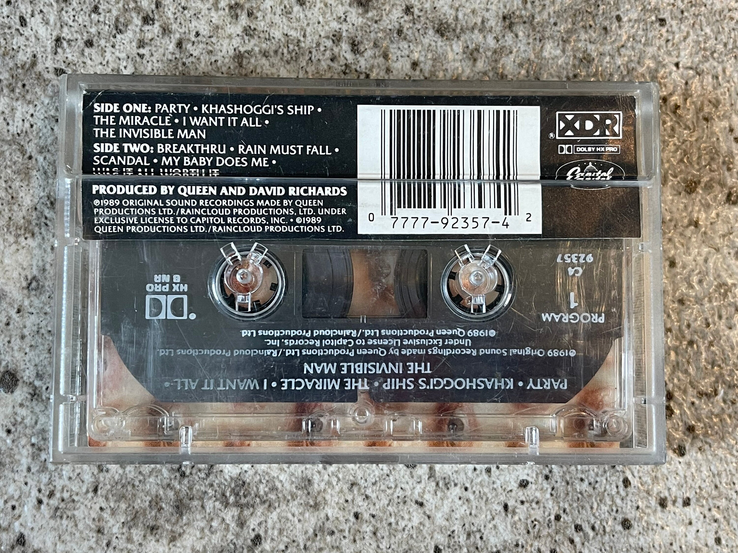 Vintage 1989 Queen the Miracle Cassette Tape Queen Cassette Etsy