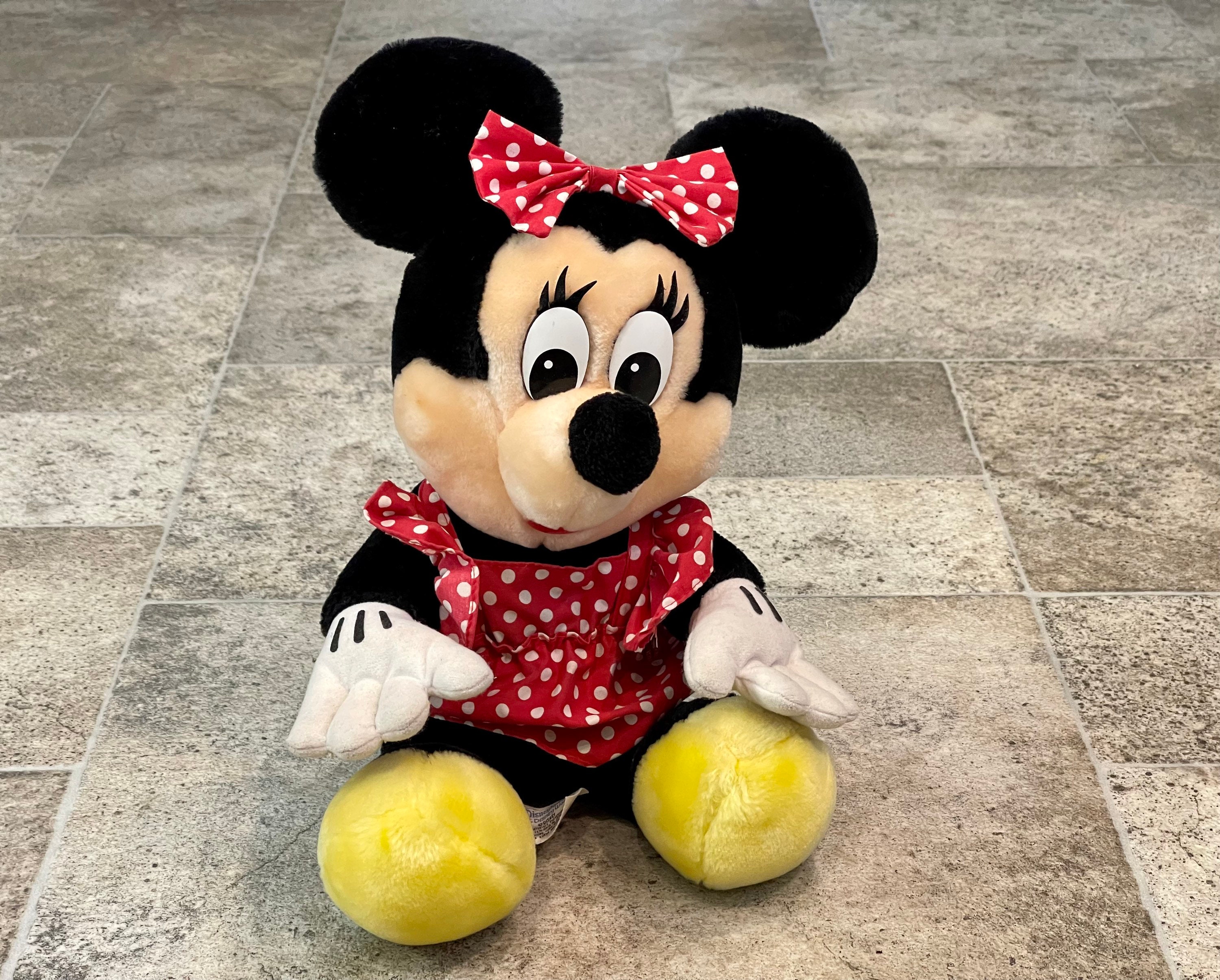 Vintage Walt Disneys Minnie Mouse Stuffed Animal Vintage - Etsy