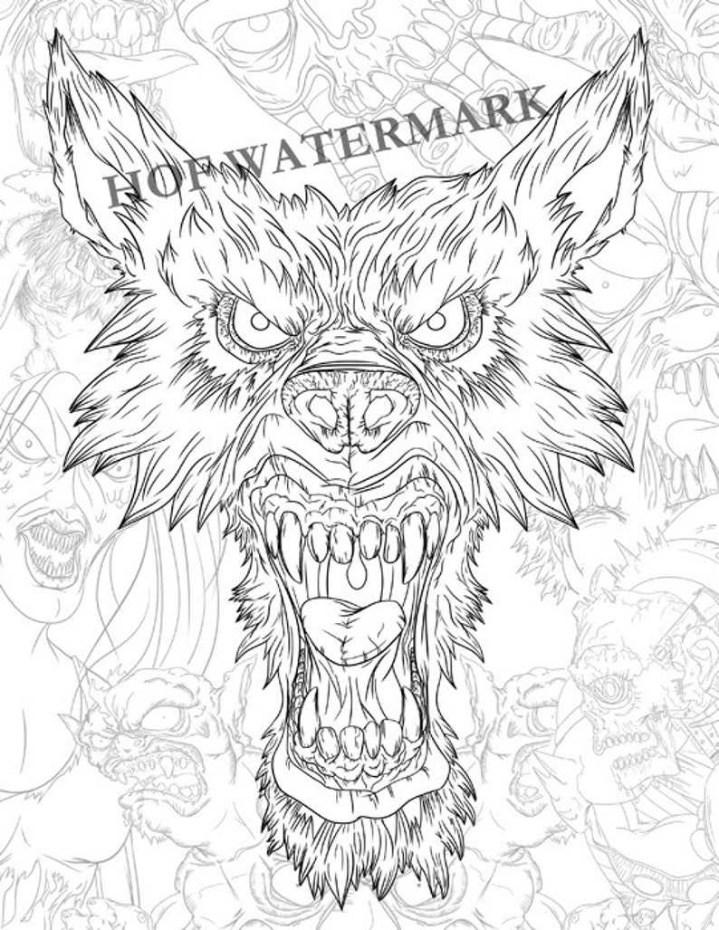 Download Coloring Pages Adult Coloring Book Coloring Book Coloring | Etsy