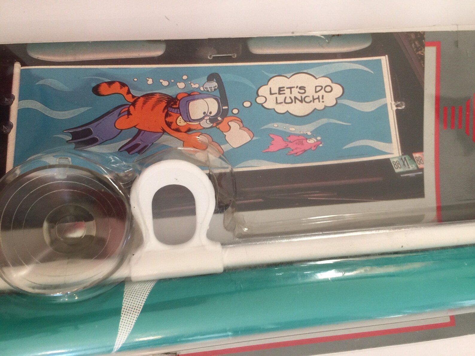 1970s Garfield Old Garfield Retro Garfield Car Window Etsy