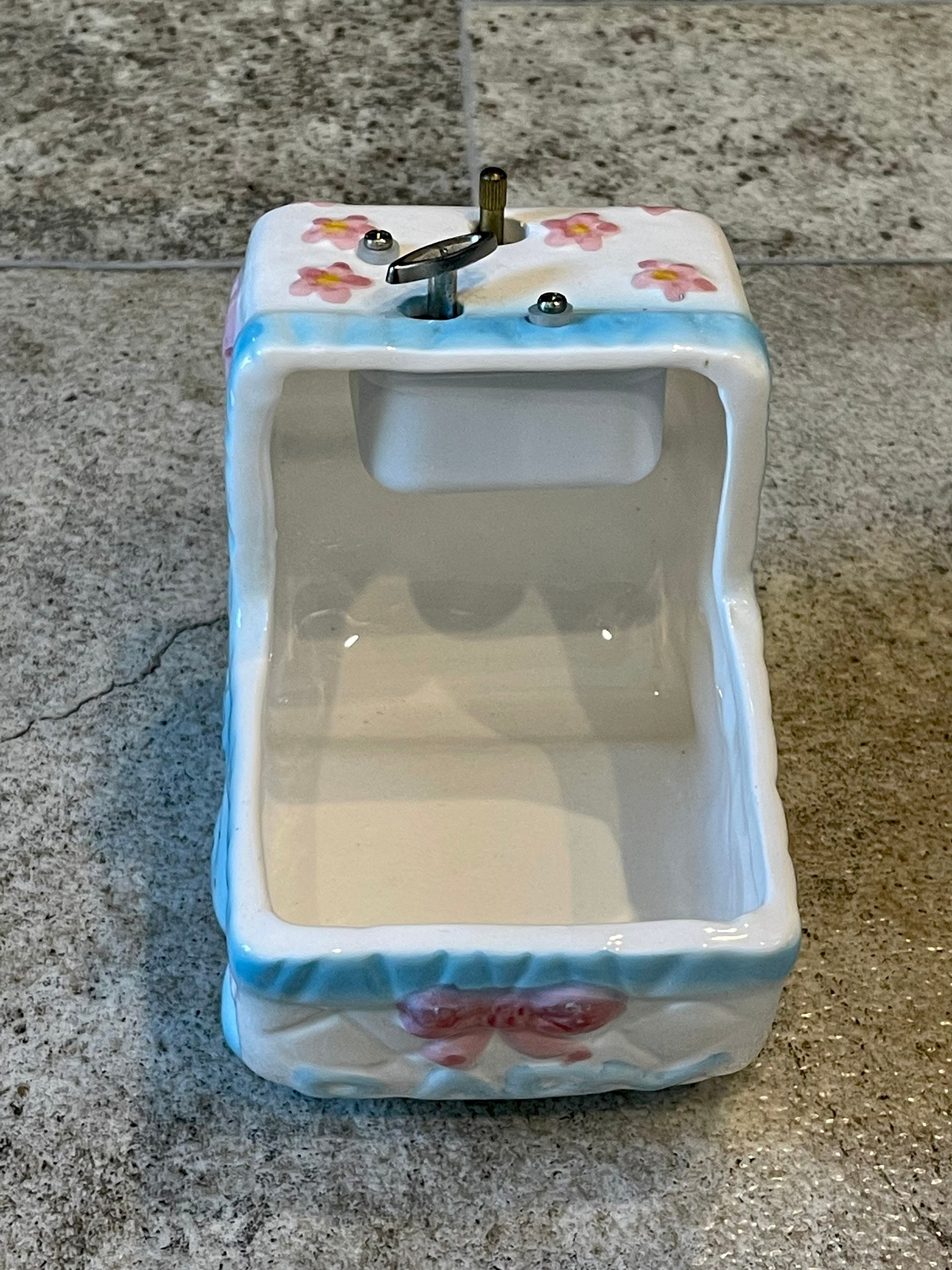 Vintage Music Box Boy/girl Baby Carriage Planter Vintage Etsy