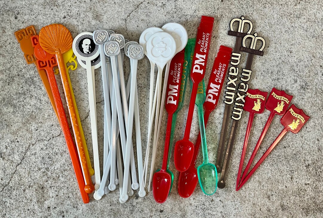 Vintage Drink Stirrers Vintage Stirrers Vintage Cocktail Etsy