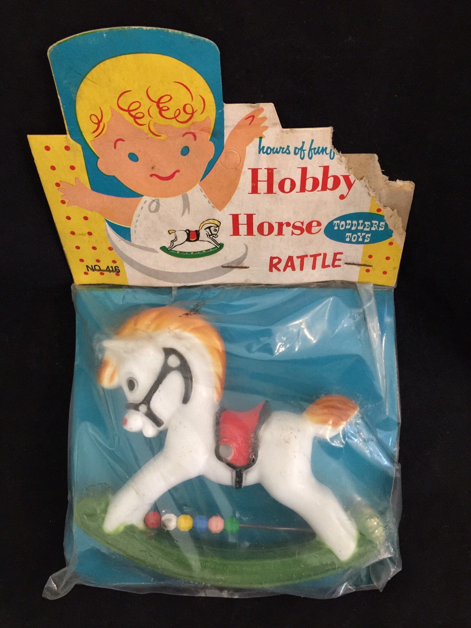 Vintage Horse Rattle Old Baby Rattle Horse Rattle Retro Etsy
