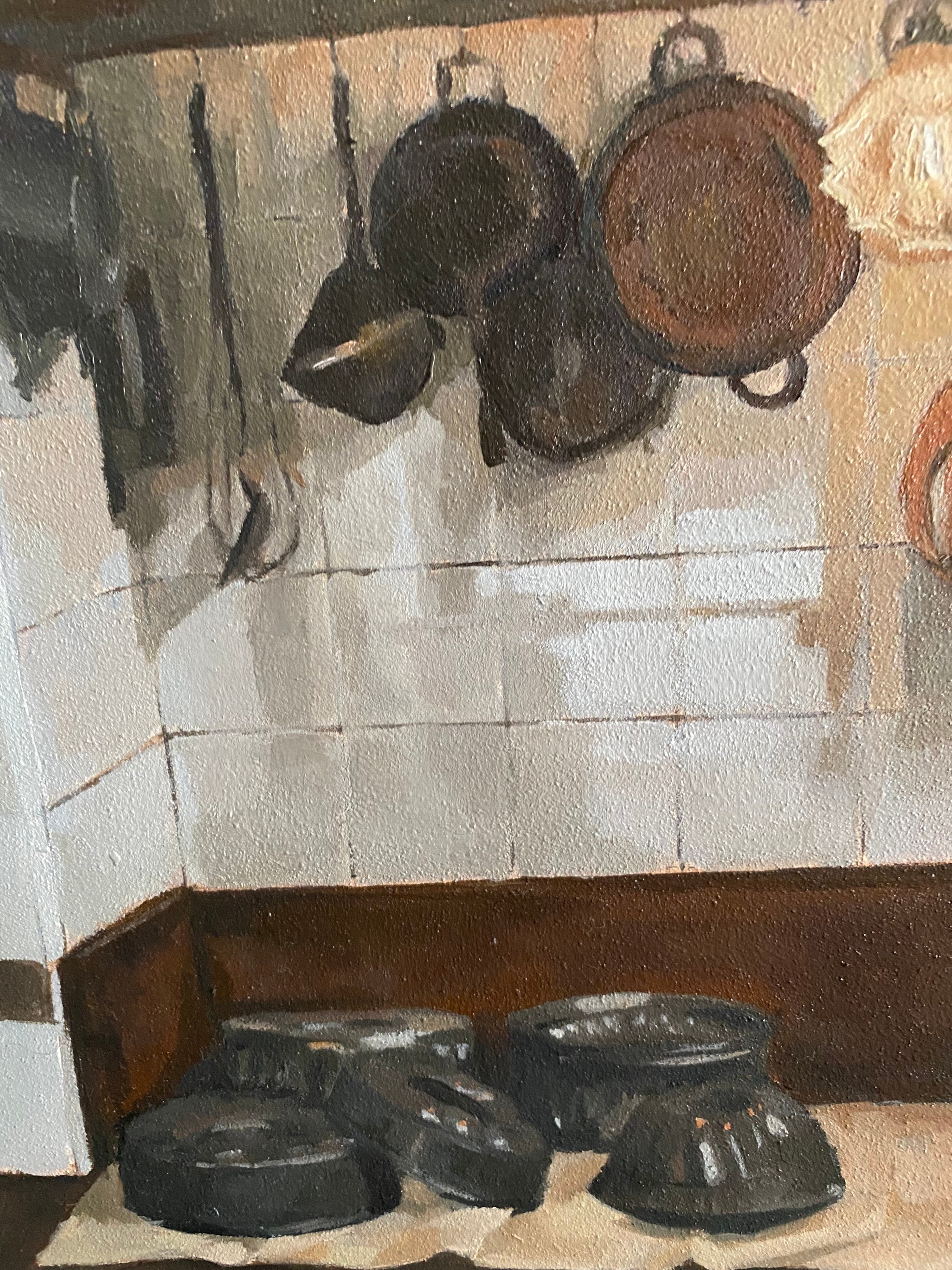 French kitchen original oil painting 11x14 Etsy