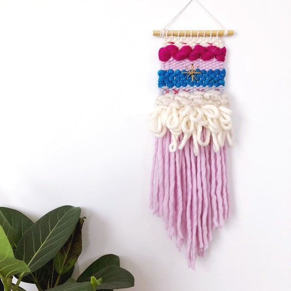 STARDUST woven wall hanging, wall hanging, weaving, tapestry, woven wall art, home decor