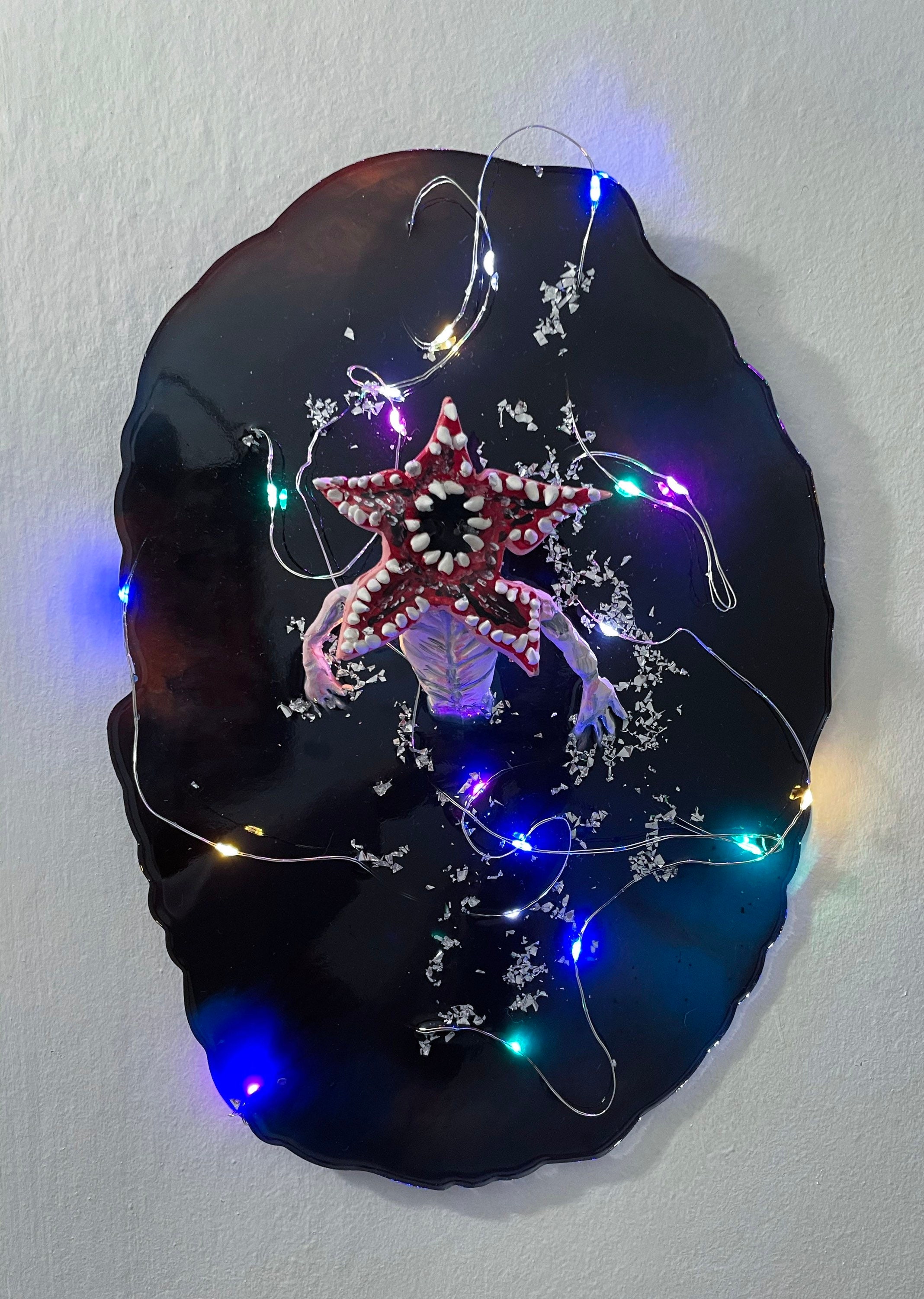 3D Upside down light up wall hanger Etsy