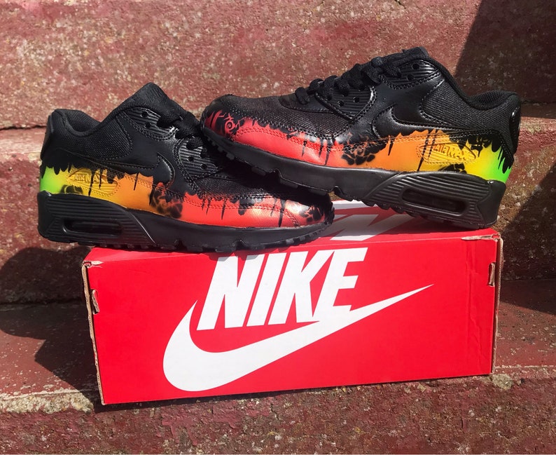 rainbow drippy nike air max 90