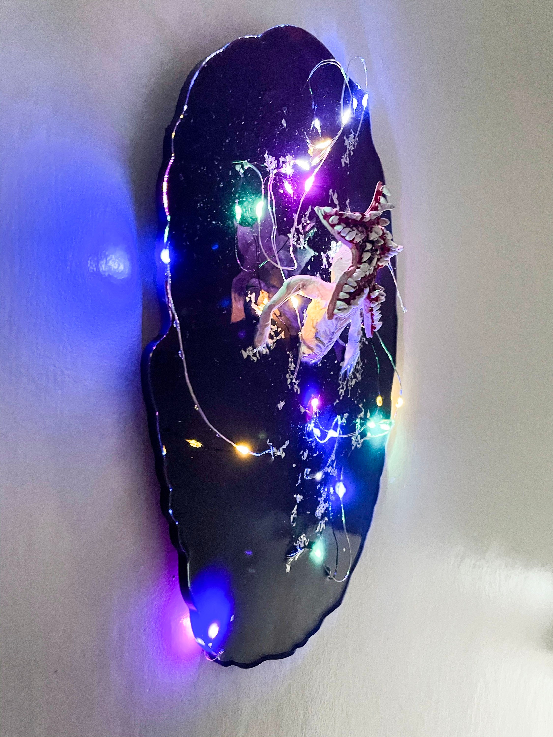 3D Upside down light up wall hanger Etsy