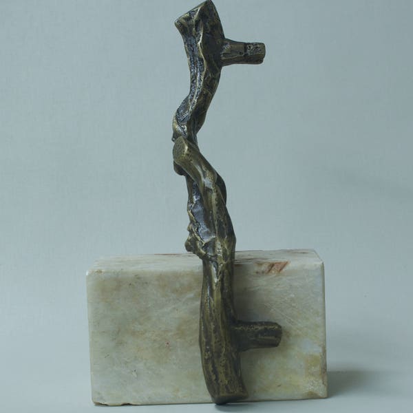Bouton poignée de porte en Bronze fin pur massif 100 % tire l’oeuvre fait main neuf