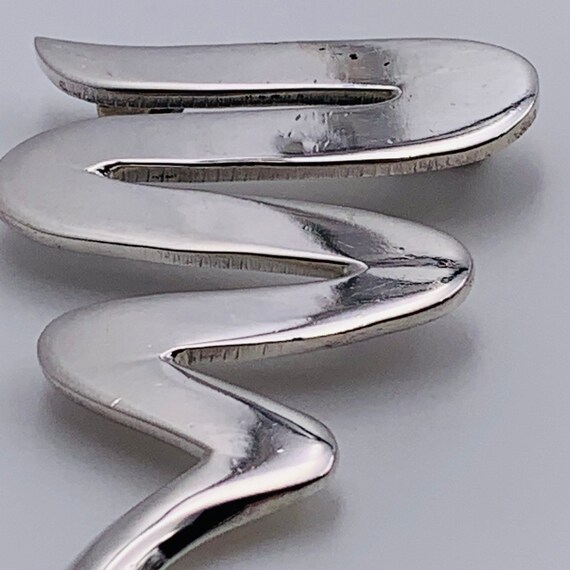 ビンテージ MEXICO 950 シルバー ジグザグ カフ バングル メキシコ製 