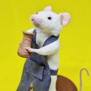 Ceramist pottery Taxidermy Mouse ceramics, pottery, turning, clay, oddities, curio, curiosities image 3