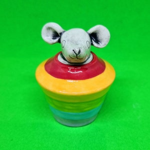 Rat urn, for pets, rainbow bridge colours. image 4