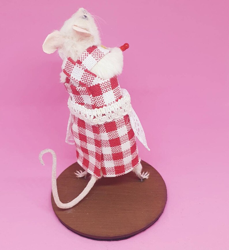 Baker Taxidermy Mouse gift, cooking, curio, curiosities, oddities, Great British Bake Off, Great British Baking Show image 4