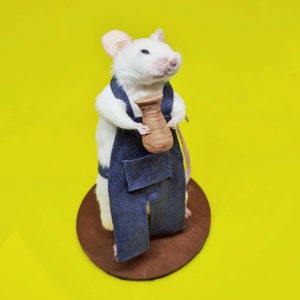 Ceramist pottery Taxidermy Mouse ceramics, pottery, turning, clay, oddities, curio, curiosities image 2