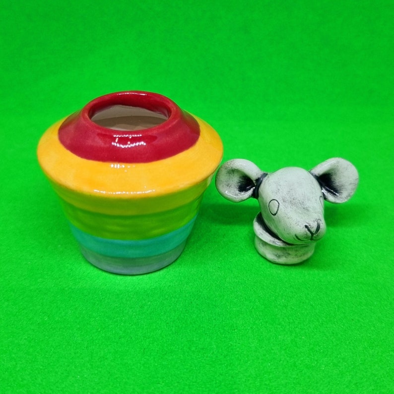 Rat urn, for pets, rainbow bridge colours. image 5