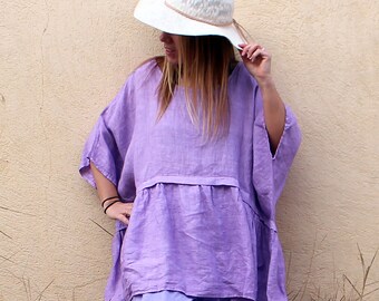 TUNIKA LINEN OVERSIZE