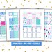 Printable Planner Sticker Kit / KARINA / Weekly Kit / Erin Condren ...