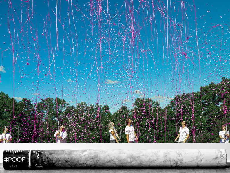 24 Confetti & Streamers Cannons Gender Reveal Confetti Etsy