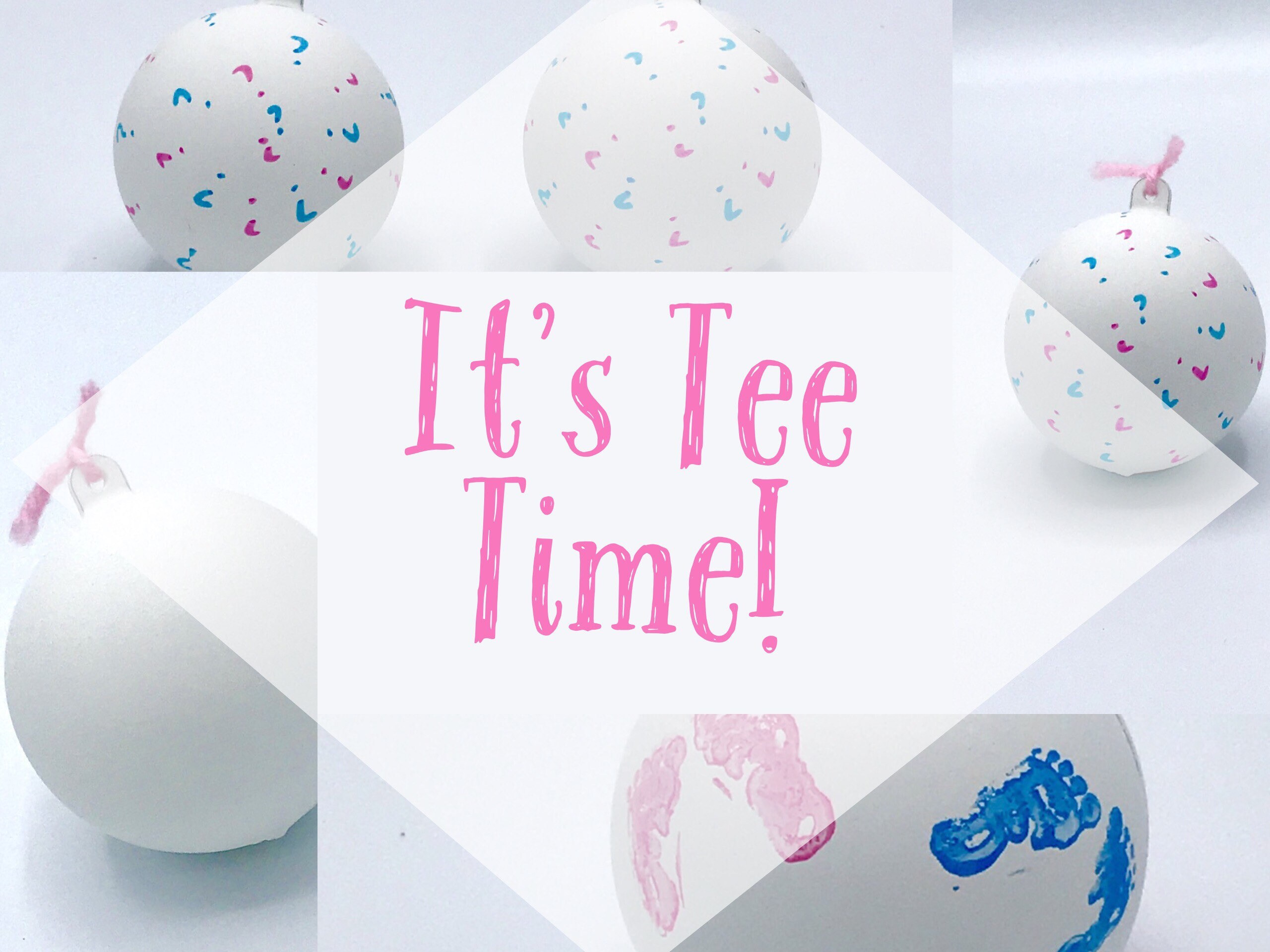 GOLF BALLS Gender Reveal Balls Pack (Custom Color Combinations and Styles)