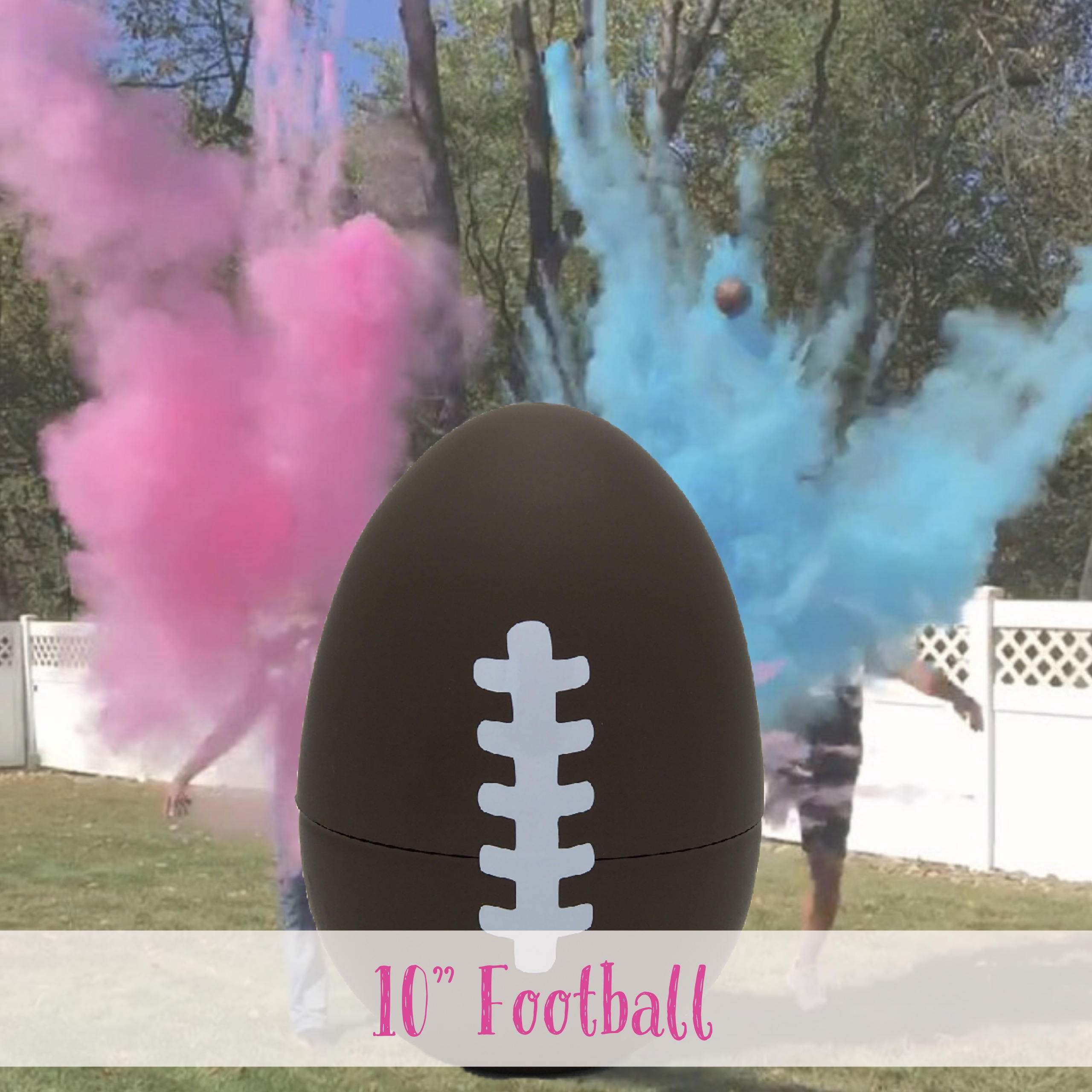 10 FOOTBALLS Gender Reveal Football with 8x Powder!!!!