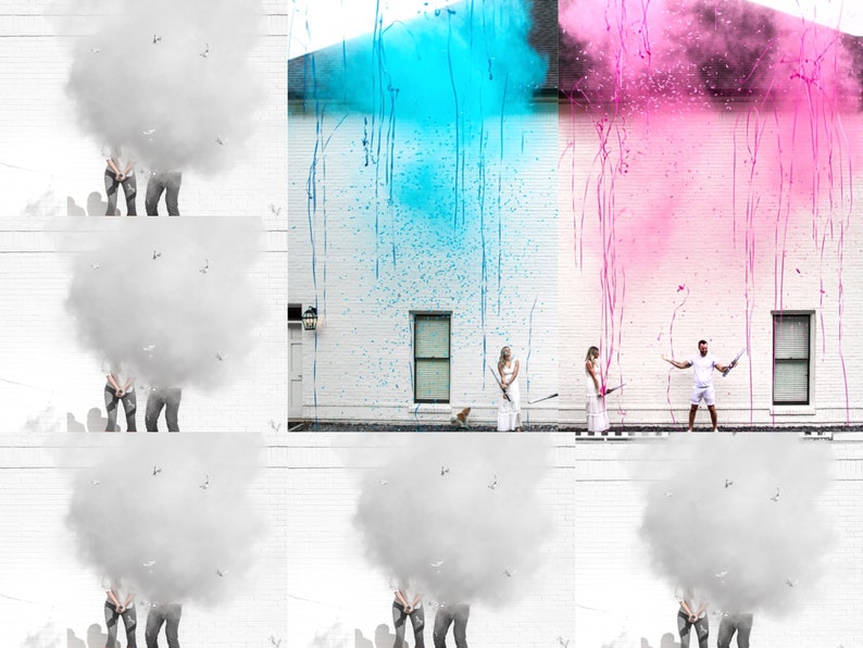 32 Gender Reveal Roulette Cannon in Powder Confetti Etsy