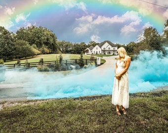 3LB Premium Burnout Gender Reveal Simple Black Tire Pack in Pink Blue Orange Green Yellow White for Car Truck or Motorcycle Burnouts
