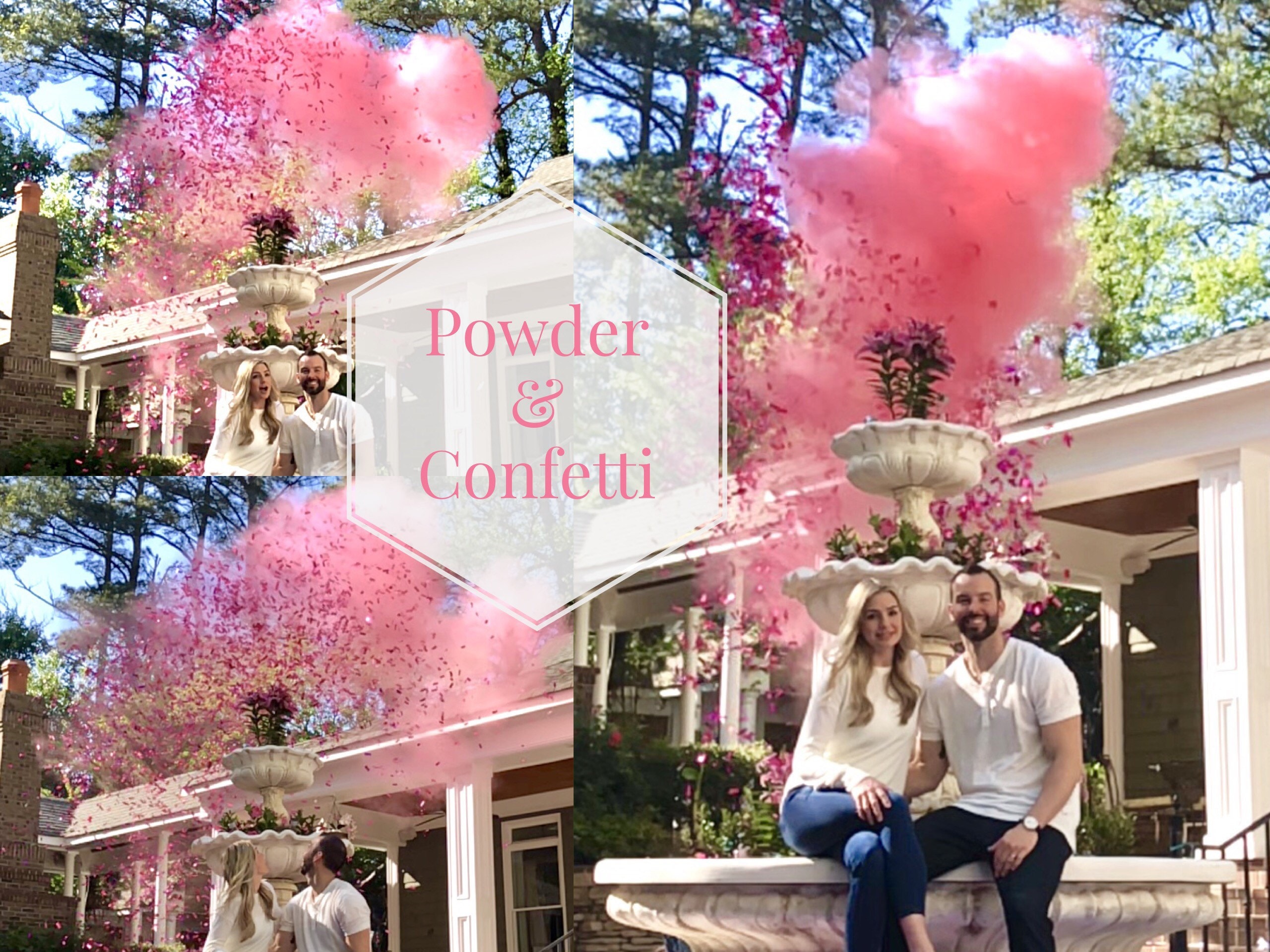 24 Confetti Cannon & Powder Cannon Gender Reveal Smoke Etsy