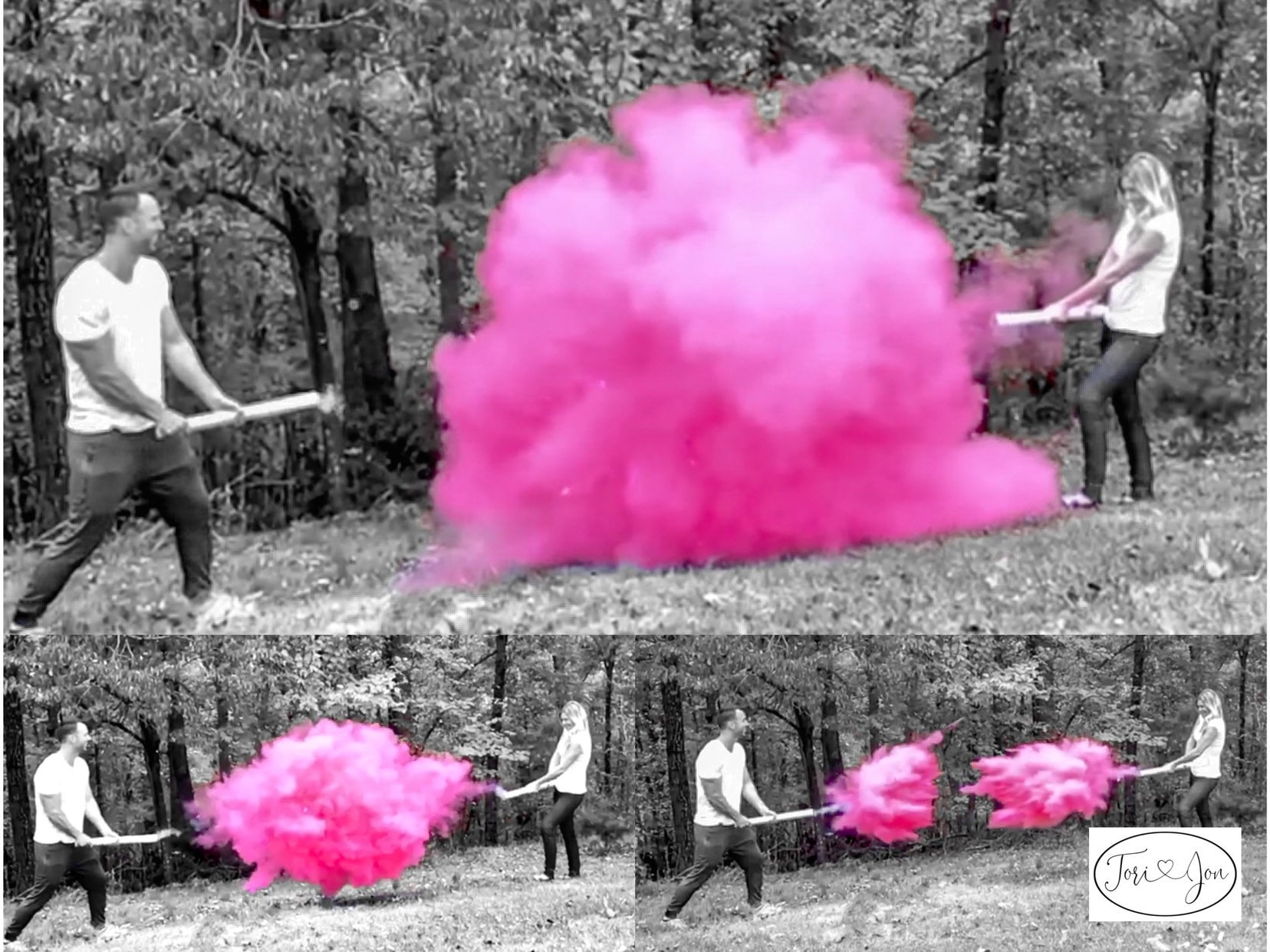 As seen on TV! 24 Smoke Powder Cannon™ Confetti Cannons and Powder